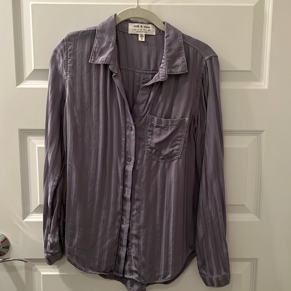 Anthropologie button up blouse